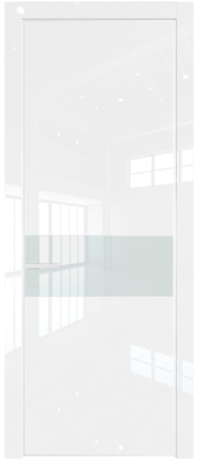 Фото двери Профильдорс (Profildors) 17LA цвет - Белый люкс стекло - Lacobel Белый лак - профиль Белый матовый RAL9003