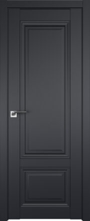 Фото двери Профильдорс (Profildors) 2.102U цвет - Чёрный Seidenmatt стекло -