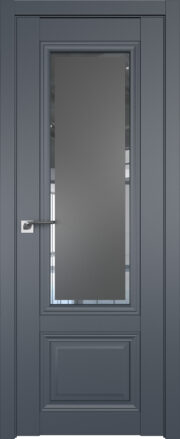 Фото двери Профильдорс (Profildors) 2.103U цвет - Антрацит стекло - Square графит
