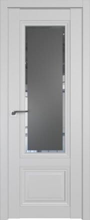 Фото двери Профильдорс (Profildors) 2.103U цвет - Манхэттен стекло - Square графит