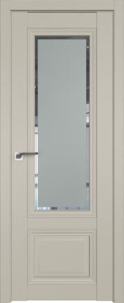 Фото двери Профильдорс (Profildors) 2.103U цвет - Шеллгрей стекло - Square матовое