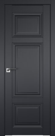 Фото двери Профильдорс (Profildors) 2.104U цвет - Чёрный Seidenmatt стекло -