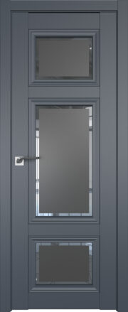 Фото двери Профильдорс (Profildors) 2.105U цвет - Антрацит стекло - Square графит