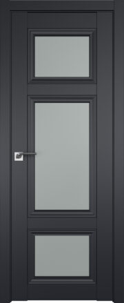 Фото двери Профильдорс (Profildors) 2.105U цвет - Чёрный Seidenmatt стекло - Матовое