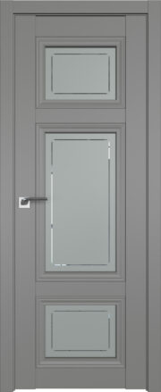 Фото двери Профильдорс (Profildors) 2.105U цвет - Грей стекло - Гравировка 4