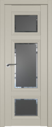 Фото двери Профильдорс (Profildors) 2.105U цвет - Шеллгрей стекло - Square графит